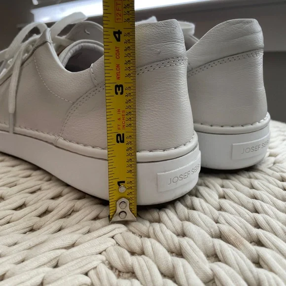 *New JOSEPH SEIBEL Claire 01 white leather sneaker sz41/10.5 - Picture 4 of 13